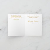 Ostern-Karte--Taube Feiertagskarte (Innenseite)