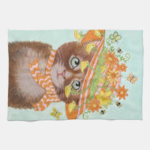 Ostern-Katze in Ostern-Mütze mit Schmetterlingen Handtuch (Horizontal)