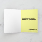 Ostern-Katzen-Karte Feiertagskarte (Innenseite)