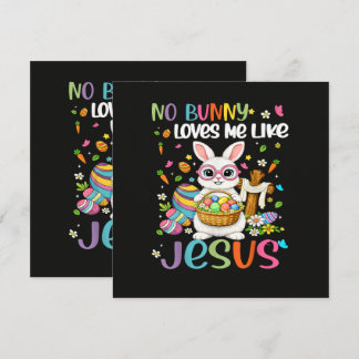 Ostern Kein Hase liebt mich wie Jesus Christlich