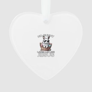 Ostern Kein Hase liebt mich wie Jesus Christliche  Ornament
