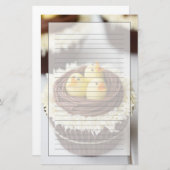Ostern-kleine Kuchen Briefpapier (Vorne/Hinten)