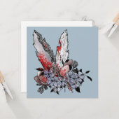 Ostern kommender sonniger Horror Karte (Vorderseite/Rückseite Beispiel)