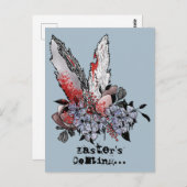 Ostern kommender sonniger Horror Postkarte (Vorne/Hinten)