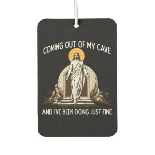 Ostern kommt aus meiner Höhle Jesus Autolufterfrischer
