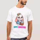 Ostern kommt - Frohe Ostern! T-Shirt (Vorderseite)