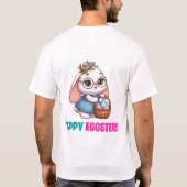 Ostern kommt - Frohe Ostern! T-Shirt (Rückseite)