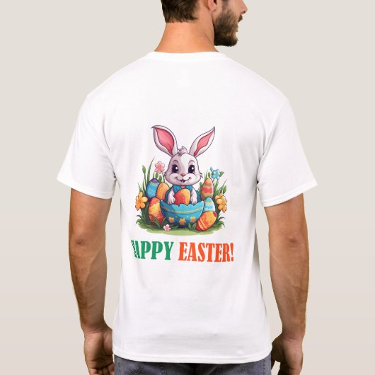 Ostern kommt! Liebe Schokolade T-Shirt (Rückseite)