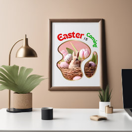 Ostern kommt - Niedliche Küken Poster