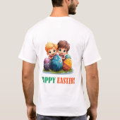 Ostern kommt! Niedliche Liebe T-Shirt (Rückseite)