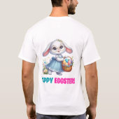 Ostern kommt - Ostereierjagd T-Shirt (Rückseite)