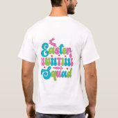 Ostern kommt - Osterhase T-Shirt (Rückseite)