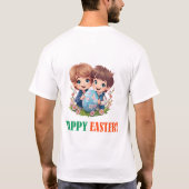 Ostern kommt! Ostertag T-Shirt (Rückseite)