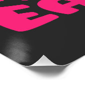 Ostern kommt. Tierart Poster (Ecke)