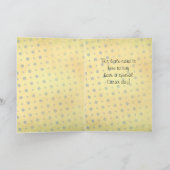 Ostern-Korb-Gewohnheit Feiertagskarte (Innenseite)