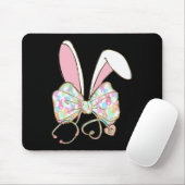 Ostern Krankenpflegerin Kokette Schleife Stethosko Mousepad (Mit Mouse)