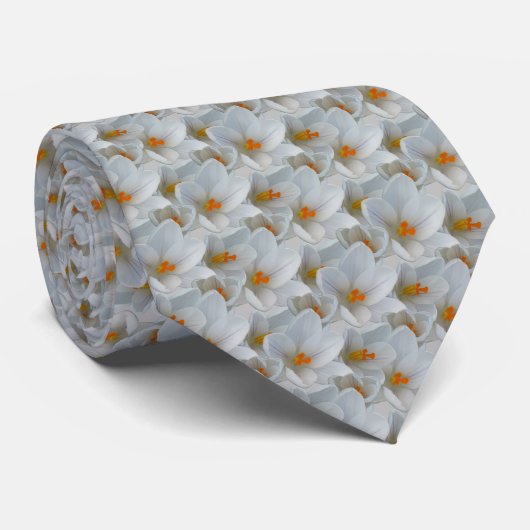 Ostern Krawatte Crocus Blume Necktie Ostern Gesche (Gerollt)