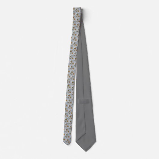 Ostern Krawatte Crocus Blume Necktie Ostern Gesche (Rückseite)