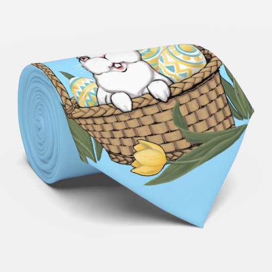 Ostern Krawatte Ostern Bunny Piazza Städtische Bad (Gerollt)