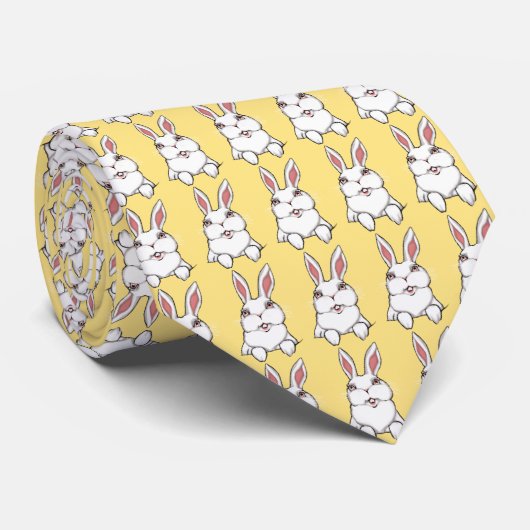 Ostern Krawatten Ostern Bunny Necktie Custom Oster (Gerollt)