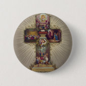 Ostern-Kreuz Button (Vorderseite)