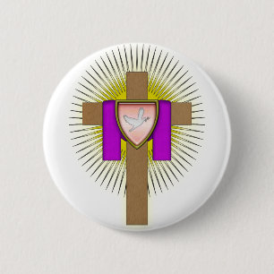 Ostern-Kreuz Button