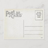 Ostern-Kreuz Feiertagspostkarte (Rückseite)