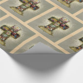 Ostern-Kreuz Geschenkpapier (Ecke)