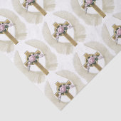 Ostern-Kreuz mit Engel wings Seidenpapier (Detail)