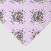 Ostern-Kreuz und BlumenmusterSeidenpapier Seidenpapier (Detail)