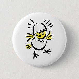 Ostern-Küken Button