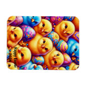 OSTERN ~ Küken, Eier ~ Flexibler Foto-Magnet Magnet (Horizontal)