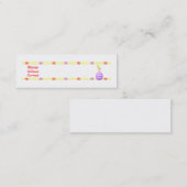 Ostern-Küken Mini Visitenkarte (Vorne/Hinten)