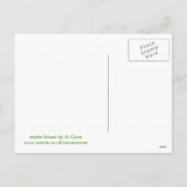 Ostern küsst Postkarte (Rückseite)