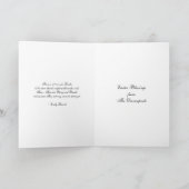 Ostern-Lamm Feiertagskarte (Innenseite)