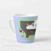 Ostern Latte Cup SamPup, die Ostereier Lehrling Milchtasse (Linke Ecke)