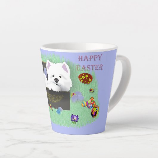 Ostern Latte Cup SamPup, die Ostereier Lehrling Milchtasse (Rechte Ecke)