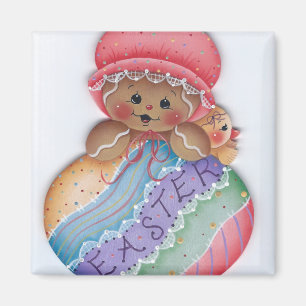 Ostern-Lebkuchen u. Küken-Magnet Magnet