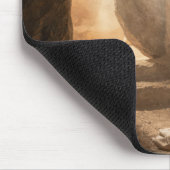Ostern leeres Grab mit Grabtuch Mousepad (Ecke)