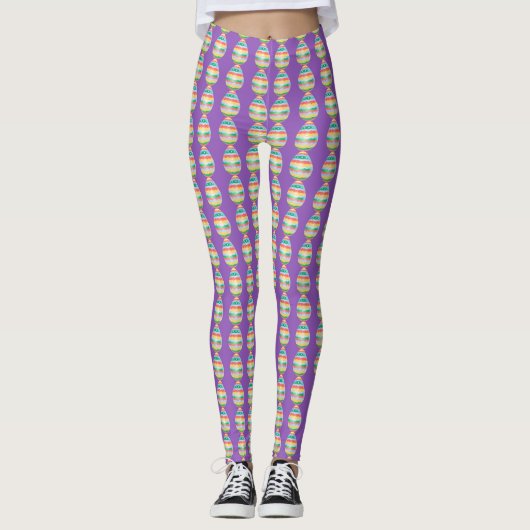 Ostern-Leggings-Osterei Legging Hosen fertigen Leggings (Vorderseite)