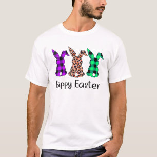Ostern Leopard Bunny Rabbit Palm Sonntag Girls Wom T-Shirt