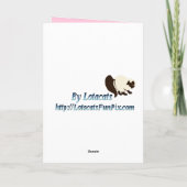 Ostern-Lieferungs-Karte Feiertagskarte (Rückseite)