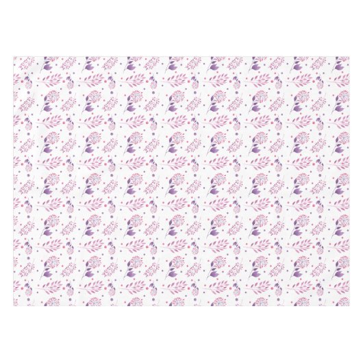 Ostern Lila und Rot Tischdecke (Vorderseite (Horizontal))