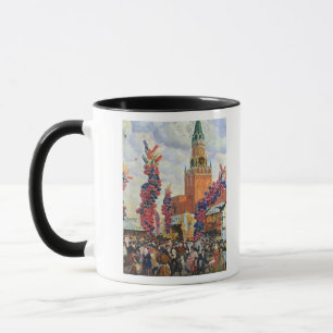 Ostern-Markt im Moskau der Kreml, 1917 Tasse
