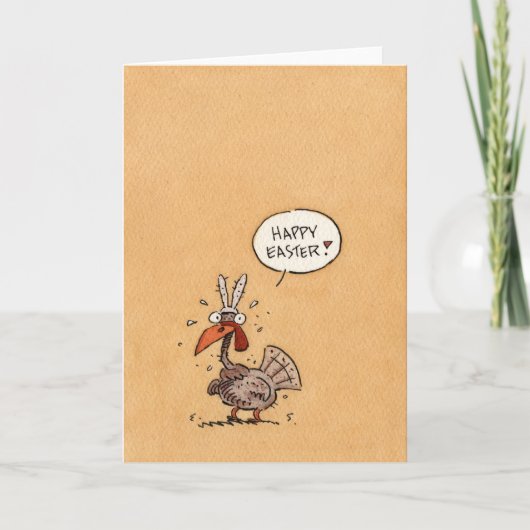 Ostern-Maskerade Feiertagskarte (Vorderseite)