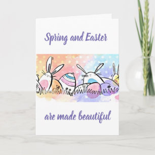 "OSTERN" MIT "DIR" ZU TEILEN IST WUNDERVOLL FEIERTAGSKARTE
