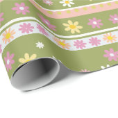 Ostern mit Frühlingsblumen Geschenkpapier (Rolleneckpunkt)