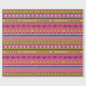 Ostern mit Frühlingsblumen Geschenkpapier (Flach)