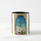 Ostern mit Kreuz und Lilien Tasse (Zentrum)