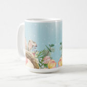 Ostern mit sonnigen Ohren und Pastellfarben Kaffeetasse (Vorderseite Links)